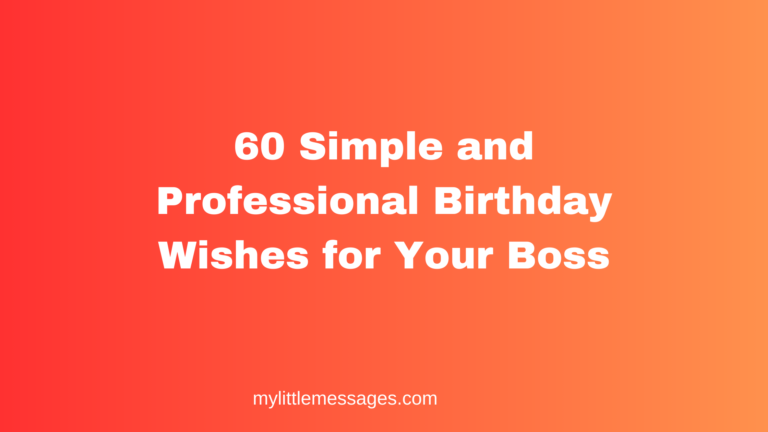 Birthday Wishes for Your Boss