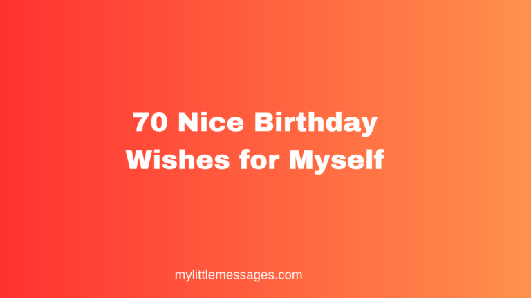 birthday wishes for myself