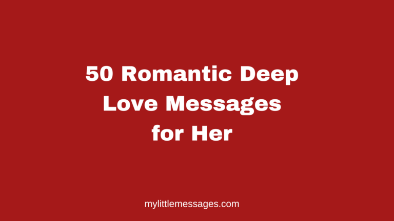 deep love messages for her