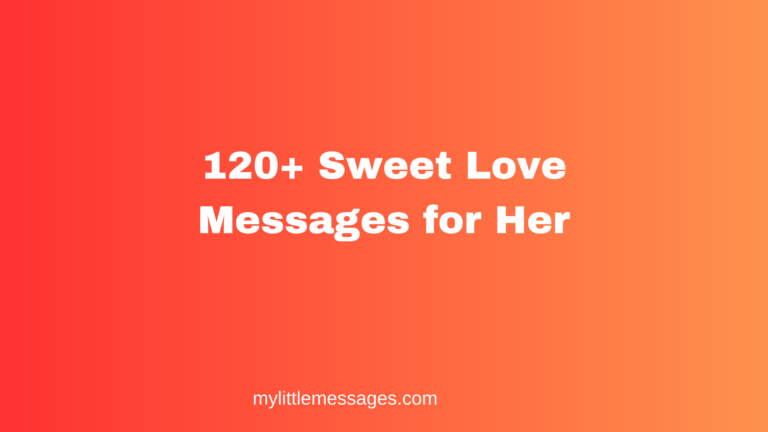 love message for her