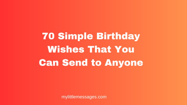 simple birthday wishes